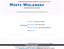 Tablet Screenshot of mistiwolanski.com